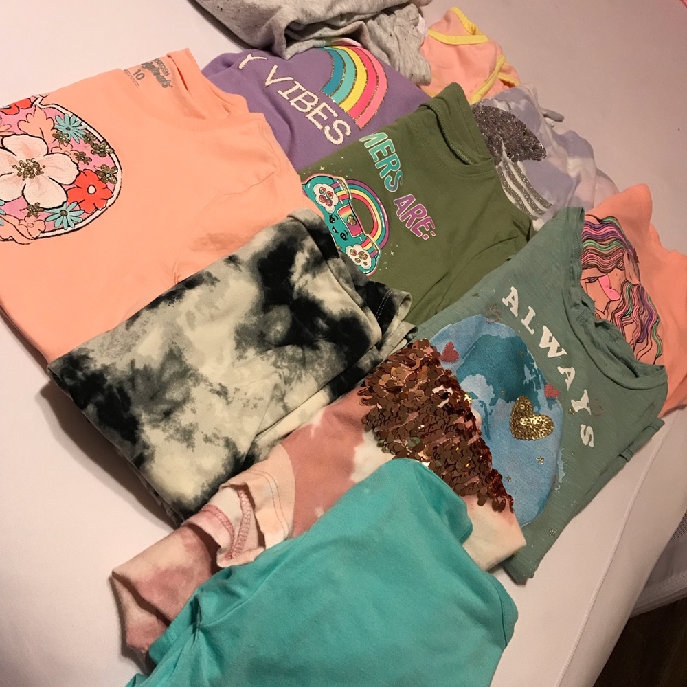 T-shirt lot 10/12 girls